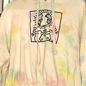 Keith Haring Cropped Pullover